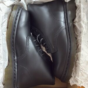 Dr. Martens Smooth Black Ankle Boots